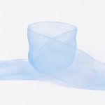 Лента капроновая (органза) 50.0 мм / 22.8±1 метра, 088 небесно-голубой, Blitz OR-50