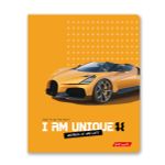 Тетрадь ученическая общая, A5+ 48 л. на скобе 65 г/м², белизна 100%, 10 шт, клетка в термоусадочной пленке, 000726 Я уникальный!, Светоч 48ТЕТк-001