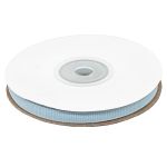 Лента репсовая (в рубчик) 6.0 мм, 130 св.голубой, уп.18,28 м