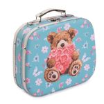 Шкатулка декоративная чемоданчик 25х21х7.5 см, 015 Розовое сердце, Gamma DBQ-02