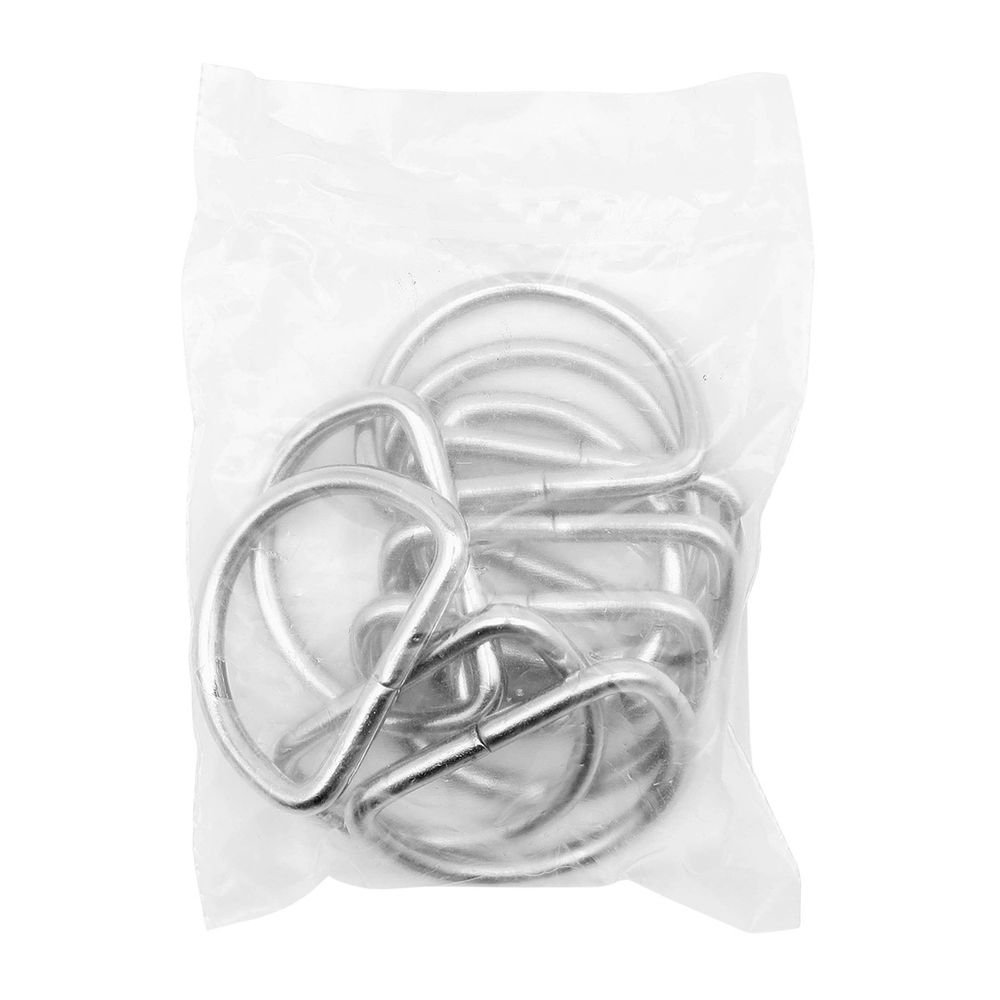 Полукольцо сварное металл внутр. 39 мм (внешн. 48х34 мм, ⌀4.5 мм), 10 шт, никель