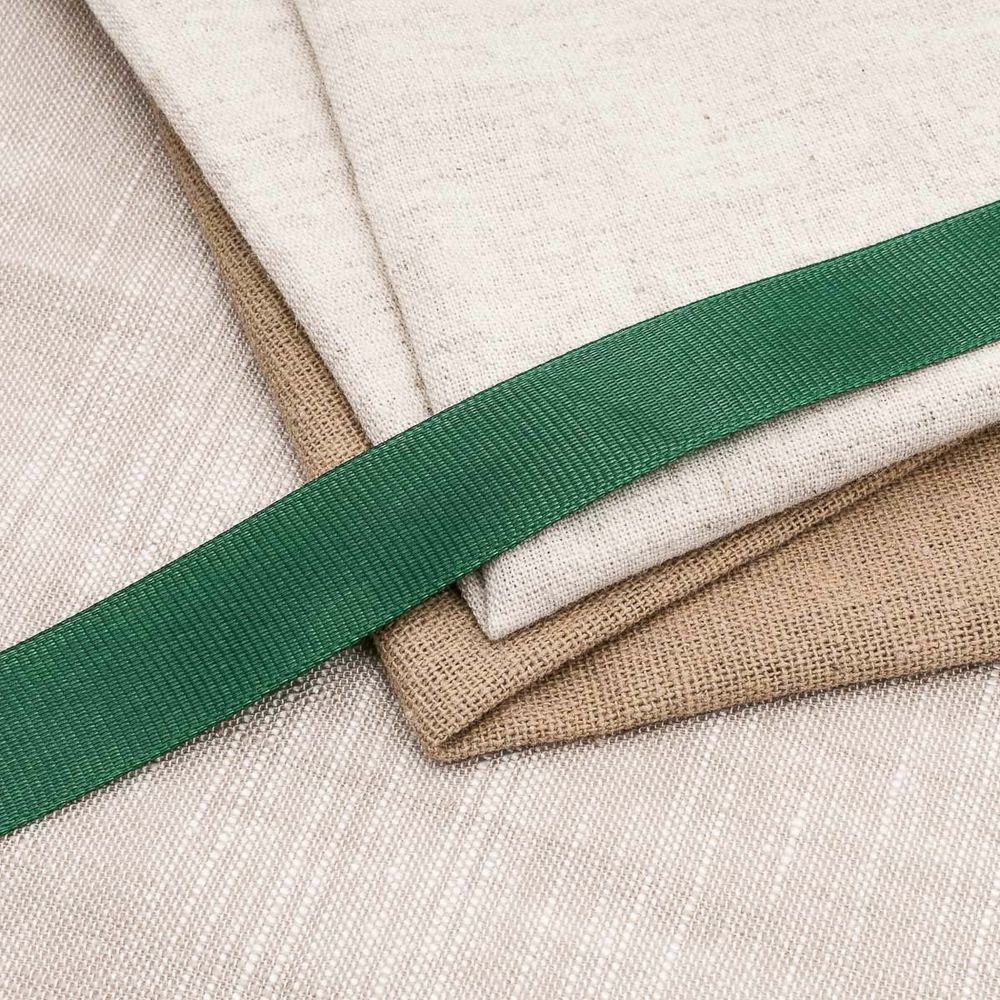 Лента репсовая (в рубчик) 20.0 мм, 126 т.зеленый, уп.18,28 м