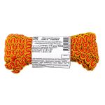 Тесьма декоративная 10 мм / 10 метров, метал. рис. 8657, красный/ под золото, Blitz