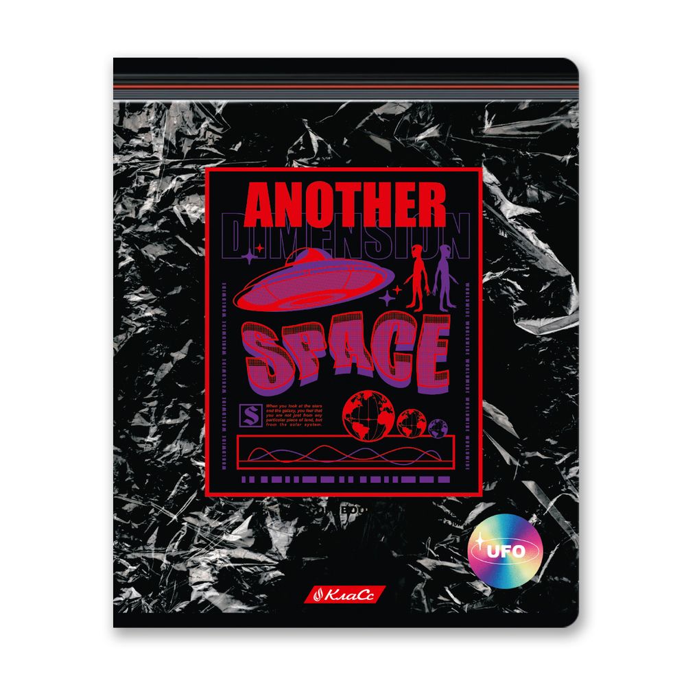 Тетрадь ученическая общая, A5+ 96 л. на скобе 60 г/м², белизна 100%, 5 шт, клетка в термоусадочной пленке, 000776 Вторжение, Светоч 96ТЕТк-001