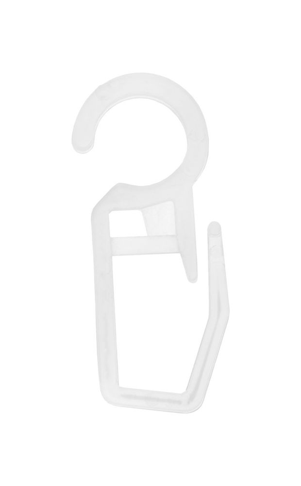 Крючок шторный с замком, 100 шт, С-1873 прозрачный, Gamma