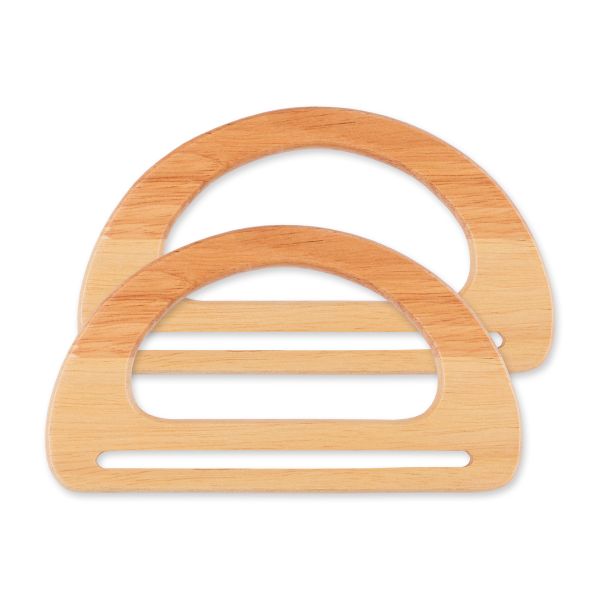 Ручки для сумки 17.5х10 см, 2 шт, HA-31 светлое дерево, Gamma