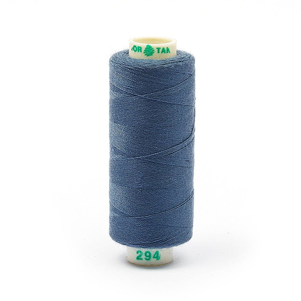 Нитки швейные бытовые Dor Tak 40/2, 366 м / 10 кат., 294 серый