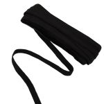 Резинка бельевая (стандартная) 10.0 мм, / 15х10 м плетеная, черный/ black, Gamma С 3337