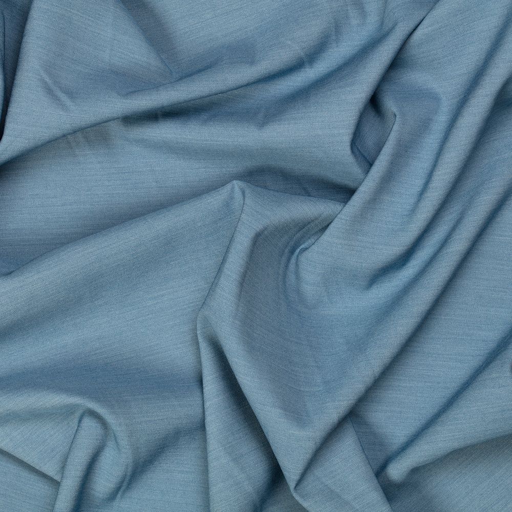 Ткань костюмная 200 г/м², 150х150±2 см, 06 голубой джинс/blue jeans, Gamma SUTF-005N