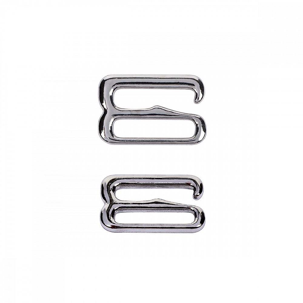 Крючки для купальника металл 10.0 мм, 910.SW цв.никель, уп.100 шт