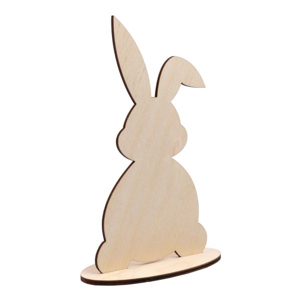 Заготовка из фанеры Заготовка на подставке 26х20.9х0.3 см, Заяц, Mr.Carving, БА-75