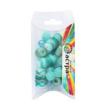 Набор декоративных бусин, 16 шт, Астра Premium