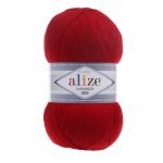 Пряжа Alize (Ализе) Lana Gold 800 / уп.5 мот. по 100 г, 730м, 056 красный А