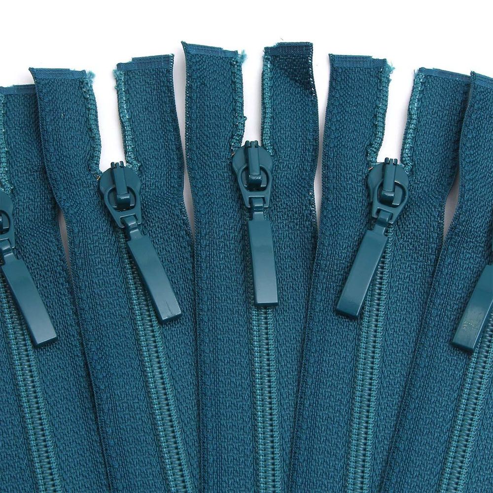 Молния спираль (витая) Arta Т5 (5 мм) 1 зам., разъем., 80 см, цв. 908 морская волна, уп.5 шт