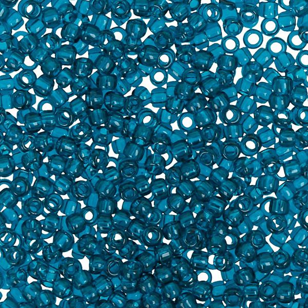 Бисер Toho 15/0 круглый (1.5 мм), 25 г (5х5 г), 0007BD морская волна