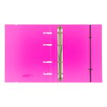 Папка-обложка для сменного тетрадного блока на 4 кольцах A5+ 700 мкм 20 мм, 1 шт, ⌀- 20 мм, розовый EC21140013, Expert Complete EC21140013