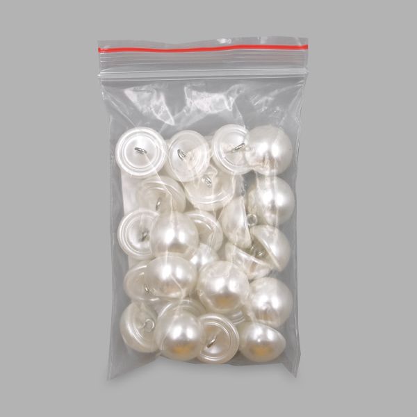 Пуговицы на ножке 18мм (White (белый)), 24 шт