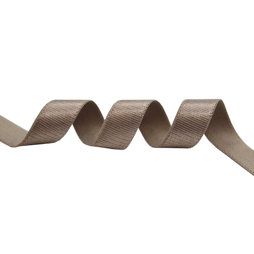 Резинка бельевая (бретелечная) блестящая 16.0 мм / 25 метров, серо-сиреневый