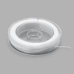 Нитки спандекс без оплетки ⌀0.8 мм, 20 м, Astra&Craft (белый), 10 катушек