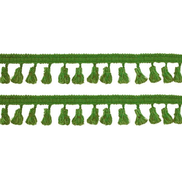 Бахрома отделочная 50.0 мм / 10 метров, с кистями 172 фисташковый