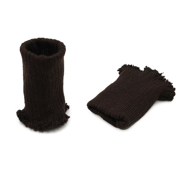 Манжеты трикотажные 7.0х9.5 см, 1 пара, плотные без шва, 729 коричневый