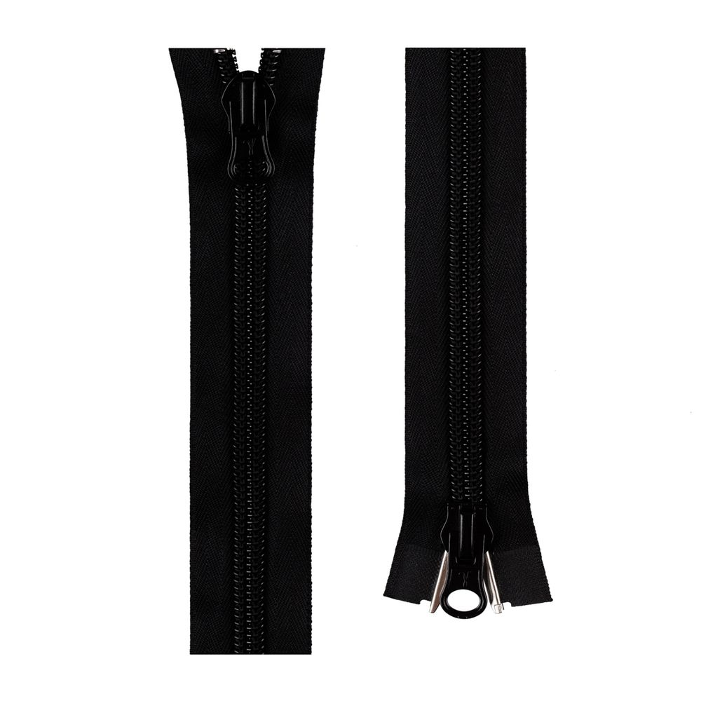 Молния спираль (витая) Т10 (10 мм) 2 зам., разъем., 100 см, черный 310, S-10 Gamma, 10 шт Молния спираль (витая) Т10 (10 мм) 2 зам., разъем., 100 см, черный 310, S-10 Gamma, 10 шт