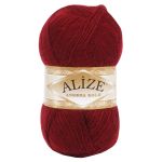 Пряжа Alize (Ализе) Angora Gold / уп.5 мот. по 100 г, 550м, 057 бордовый A