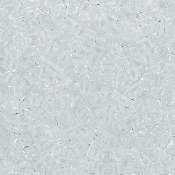 Бисер Toho 11/0 круглый (2.2 мм), 25 г (5х5 г), 0001 прозрачный