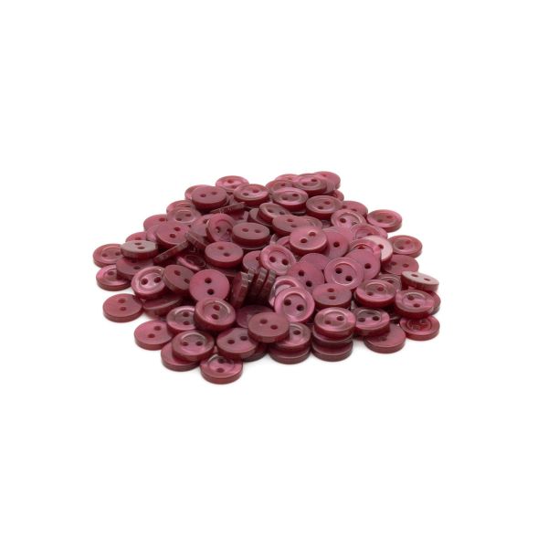 Пуговицы 2 прокола 18L, 11 мм, (col. 21 (бордовый)), CB-M-10, 144 шт