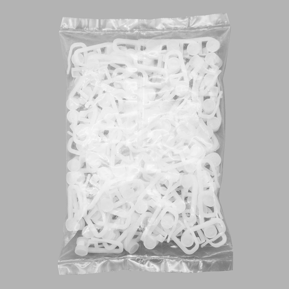 Крючки шторные для карниза 26 мм, ⌀7 мм, ролик, 100 шт