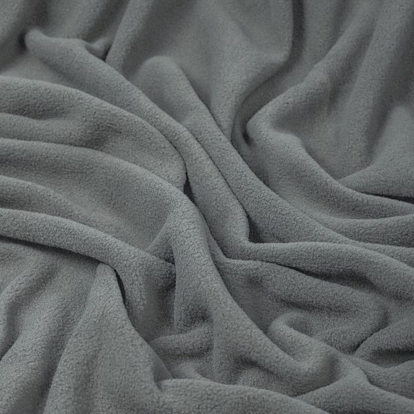 Флис 2-сторонний 190 г/м², 150 см / 10 метров, N-TBY-0059-307, цв.S307 серый