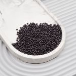 Бисер Astra&Craft 11/0 (2.1 мм), 200 г (10х20 г), цв. М924-О мокрый асфальт/непрозрачный, матовый