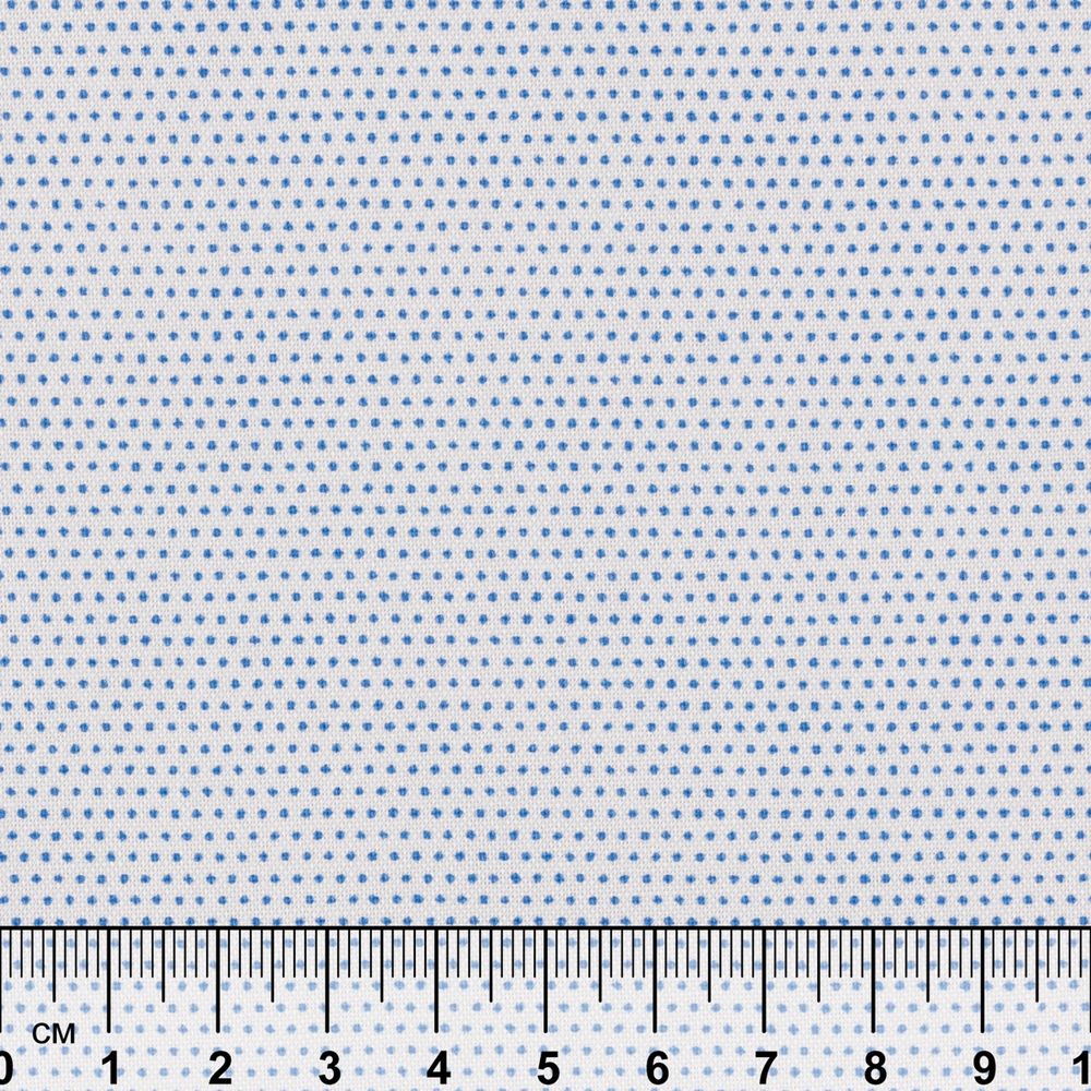Ткань для пэчворка Peppy Бабушкин сундучок, рулон 112 см / 5 метров, БС-36 мл.горох бл.бл.розовый/синий, Peppy