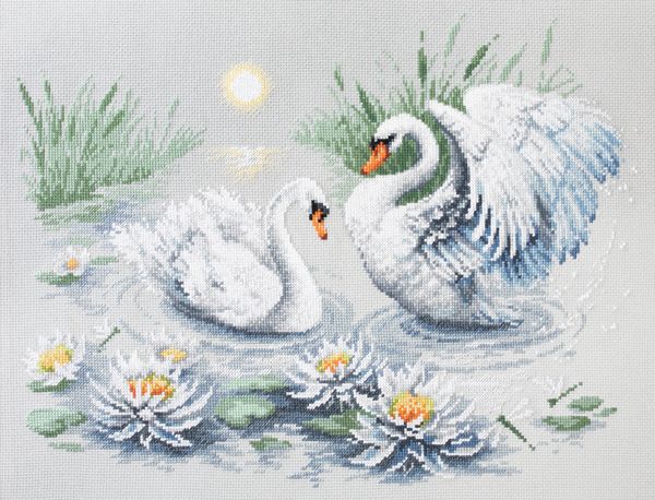 Набор для вышивания нитками Чудесная игла, Свадебный вальс 41х31 см