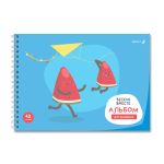 Альбом для рисования с пластик. обложкой 180 мкм, цветной титул лист 100 г/м², A4 29х20.5 см, 40 л. на гребне 5 шт, 01544 Ты и я - лучшие друзья, Светоч А207