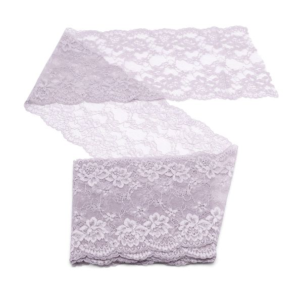 Кружево бельевое эластичное 180 мм / 13.72 м, C154 св.серый