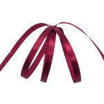 Лента атласная 1-сторонняя 6.0 мм / 22.86±1 метров, 030 т. бордовый, Globus