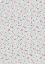 Ткань для пэчворка Peppy Весенний этюд, отрез 50х55 см, 146 г/м², ВЭ-14 голубой, Peppy