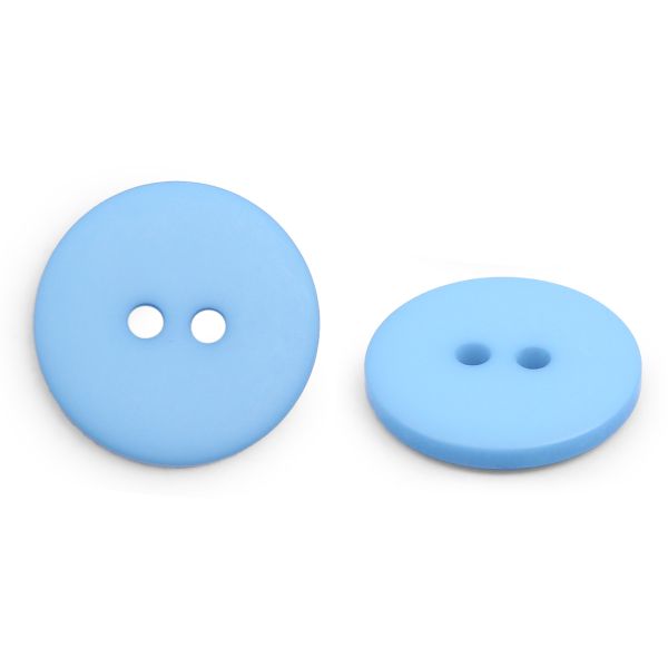 Пуговицы 2 прокола 28L, 18 мм, (Blue1 (синий1)) NE63, 72 шт