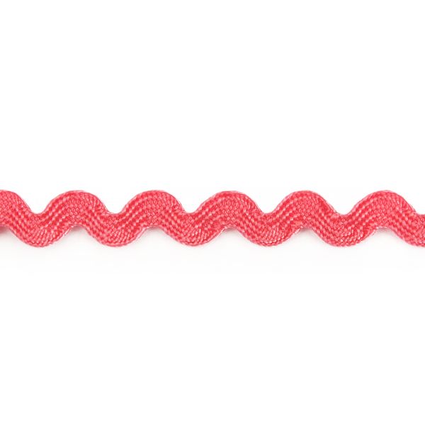 Тесьма отделочная зигзаг 5 мм, 20 м, рис. 6892, розовый, Blitz С3582Г17
