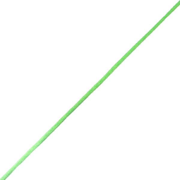 Шнур атласный корсетный ⌀2.0 мм / 45.7 метров, 14 яр.салат