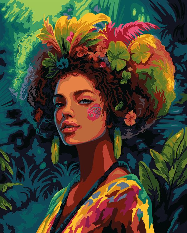 Картина по номерам Фрея PNB/PL-345, Цвета души, 50х40 см