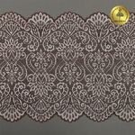 Кружево бельевое эластичное 240 мм / 120 м, диз.4099, бежевый, Kruzhevo