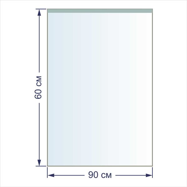 Пакет упаковочный 30 мкр. 60х90 см, 100 шт, п/эт, Gamma