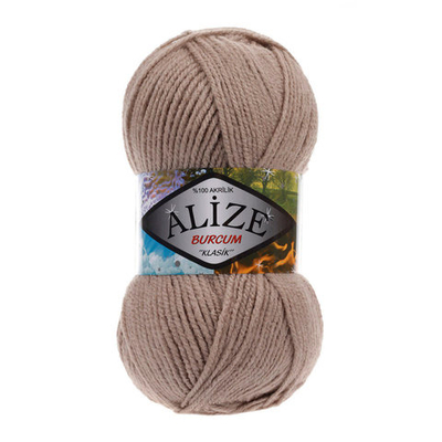 Пряжа Alize (Ализе) Burcum Klasik / уп.5 мот. по 100 г, 210м, 167 кофе с молоком, A