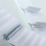 Крючки шторные для карниза 74 мм (петля h74 мм, 4 рожка), зажимы, металл, никель, 06-3743-021, 10 шт