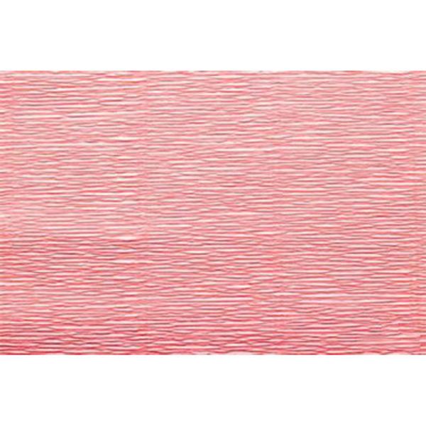 Бумага гофрированная (креповая) 180 г/м², 50 см / 2.5 метра, 601 розовый Фламинго, Blumentag GOF-180