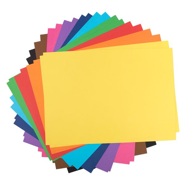 Бумага цветная тонированная в массе A4 21х29.7 см, 20 л. 10 цв, Лео LPCP-02