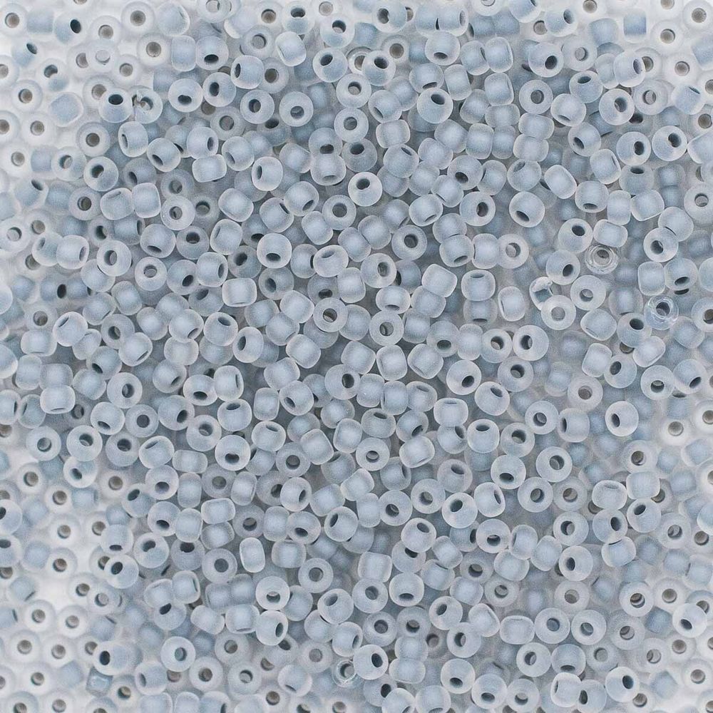 Бисер Preciosa прозрачный матовый, цветной центр 10/0 (2.3 мм), 100 г (5х20 г), цв. 38342