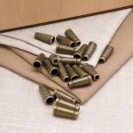 Наконечник для шнура металл колокол 20 мм (латунь), 20 шт